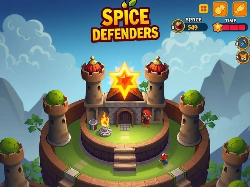 Spice Fortress Defenders tower upgrade system