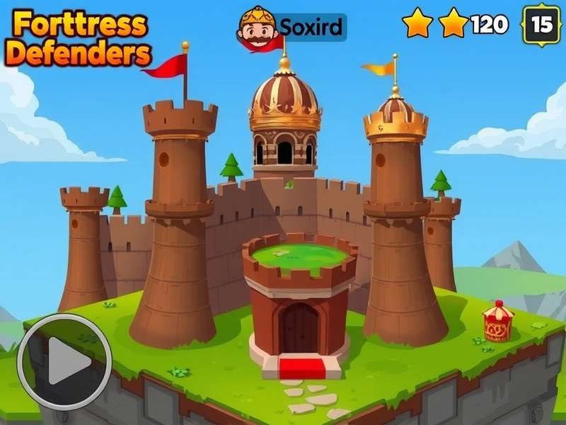 Spice Fortress Defenders gameplay screenshot showing fortress defense